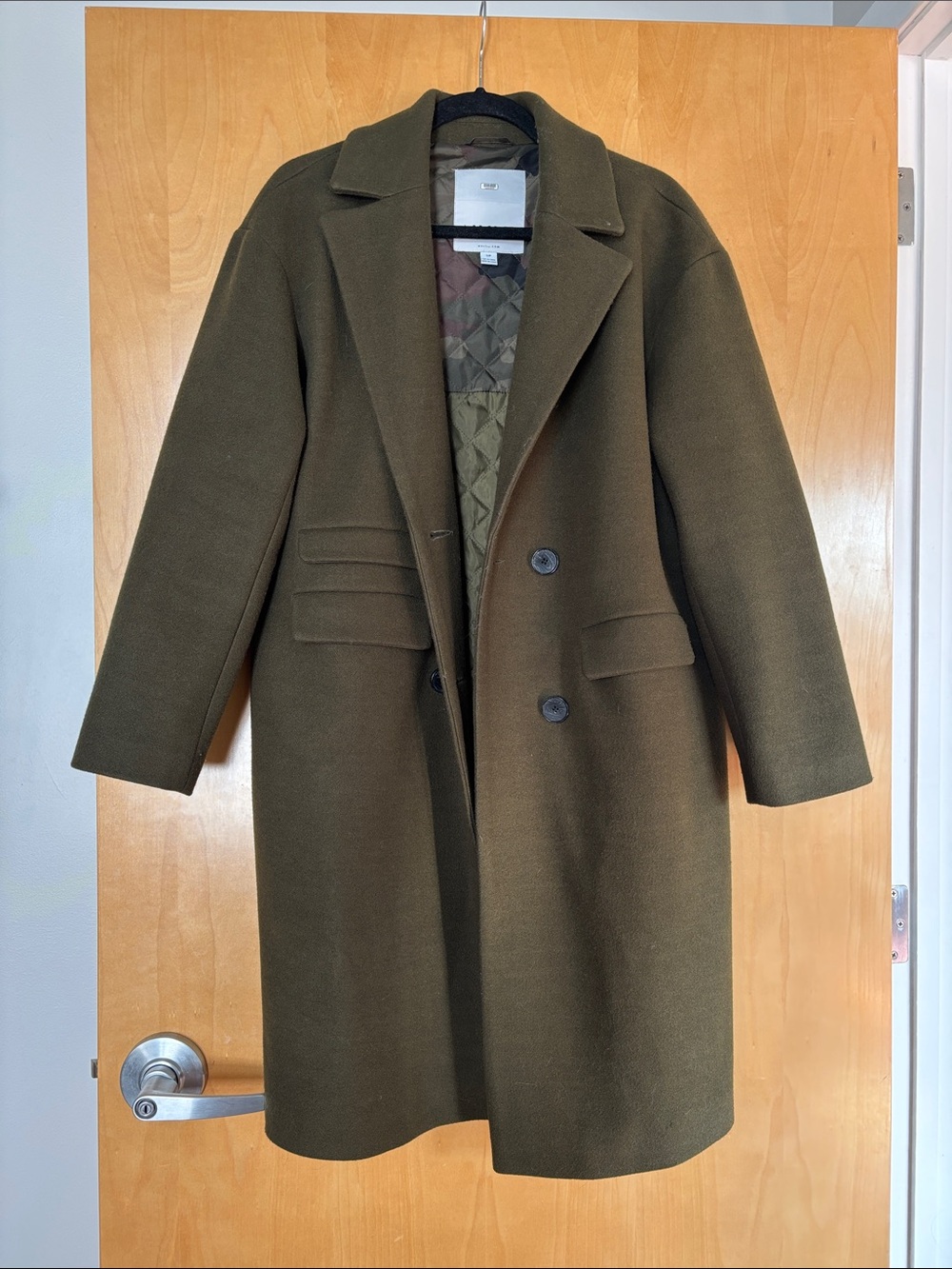 NVLT Army Green Peacoat